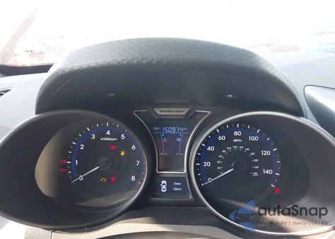 2013 Hyundai Veloster Turbo W/Black z USA, uszkodzony, nr VIN KMHTC6AEXDU138141